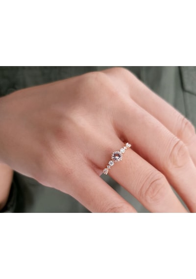 Sirius Pırlanta Ve Morganite Taşlı Petra Yüzük 0802R0027