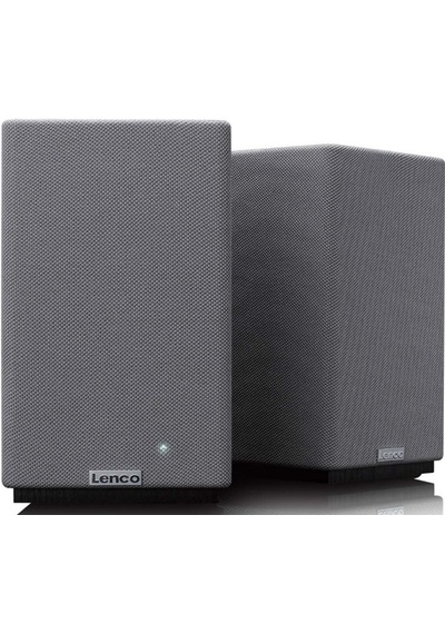 Lenco Spb-240bkgy - Hifi Stereo Bluetooth Hoparlör Çifti - Şık Tasarımda Güçlü Ses - Siyah/gri 67927522