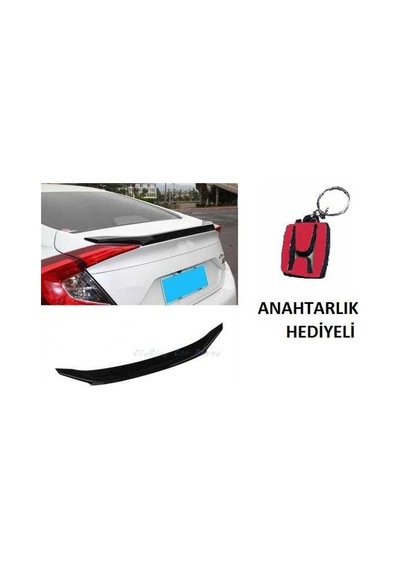 Honda Civic Fc5 Oem Anatomik Spoiler Piano Black