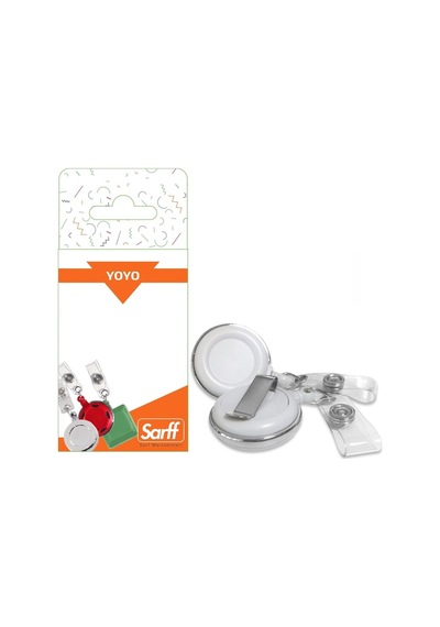 Sarff Yuvarlak Kancalı Lüx Beyaz Yoyo Blister - 2adet