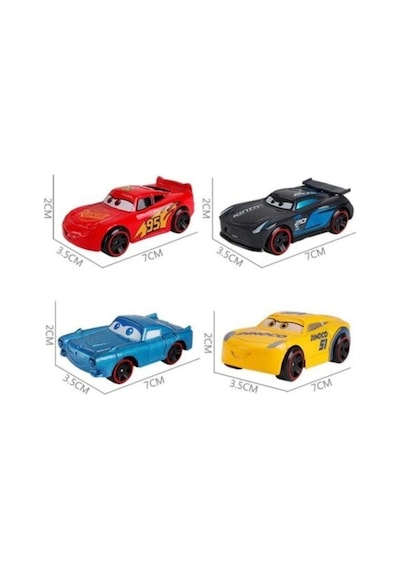 Cars Oyuncak 6'lı Tır Seti Model Arabalar Tır Fonksiyonlu Oyuncak