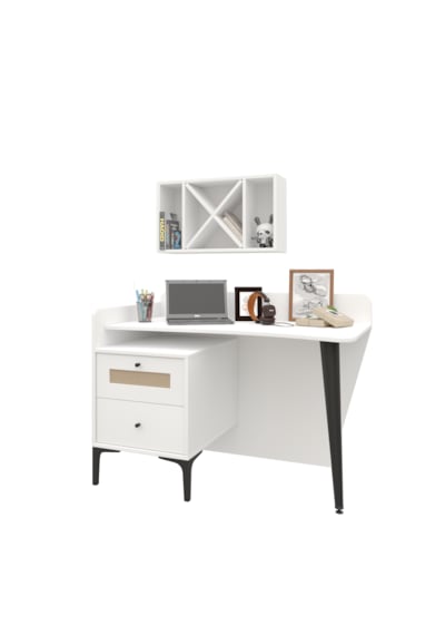 Trio White M Genç Odası %100mdf Beyaz