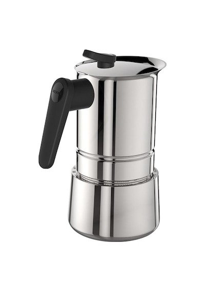 Pedrini Steel Moka Pot 4 Kupa - Paslanmaz Çelik