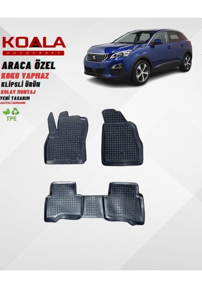 Peugeot 3008 Uyumlu Crossover 2016 Ve Sonrası Koala Paspas