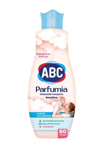 3 Adet Abc Konsantre Yumuşatıcı 1440 Ml Sensitive Diğer