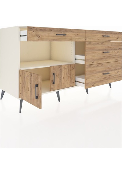 Kronos Konsol Tek Raflı 4 Çekmeceli 2 Kapaklı 176x59x99 Aytaşı-ça Aytaşı-çam Kronos Konsol Tek Raflı 4 Çekmeceli 2 Kapaklı 176x59x99 Aytaşı-ça Aytaşı-çam