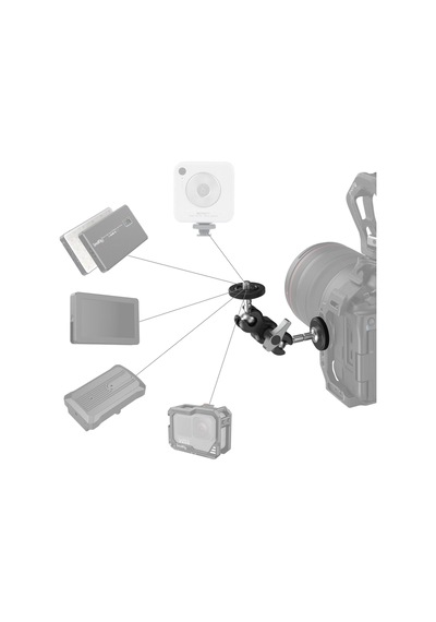 Smallrig 3238b Mini Magic Arm Evrensel Bilyalı Kafa