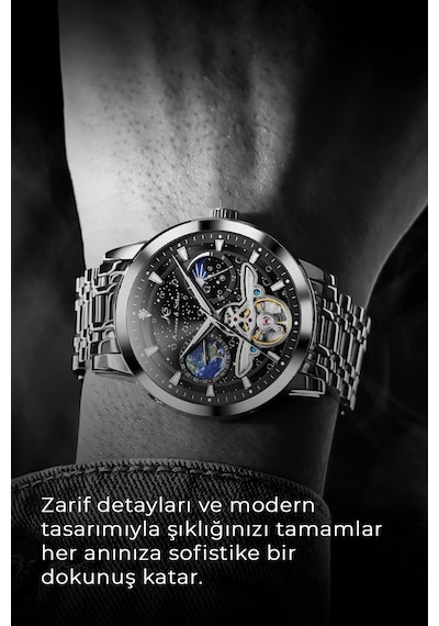 Kronen & Söhne Ks7009 Day Night Tourbillon Mekanik Otomatik Saat