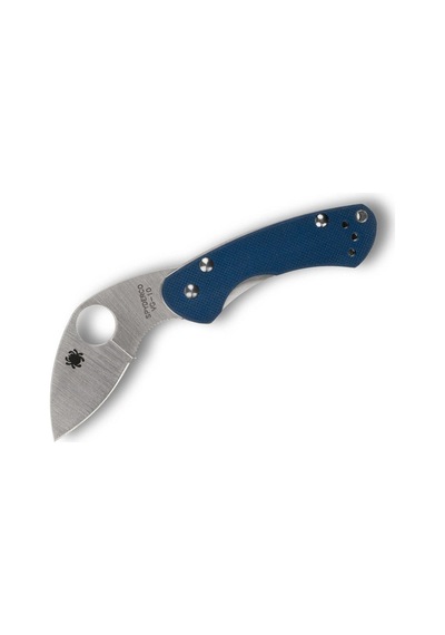Spyderco Balance Cobalt Blue G-10 Cpm Spy27 Plainedge Çakı Mavi