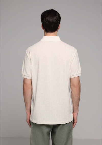 Colin's Colins Regular Fit Polo Yaka Düz Erkek Bej Kısa Kol Tişört Cl1080246 Q1.v1 Beı