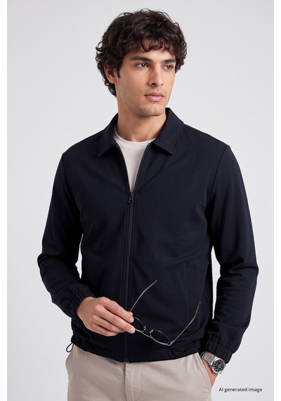 Tommylıfe Lacivert Rahat Form Erkek Ceket - 88494