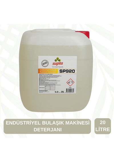Supta Endüstriyel Bulaşık Makine Deterjanı 20 L