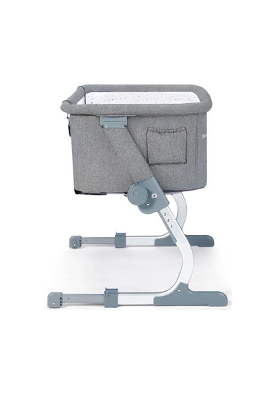 Kinderkraft Uno Up Anne Yanı Beşiği - Grey Melange Grey Kinderkraft Uno Up Anne Yanı Beşiği - Grey Melange Grey