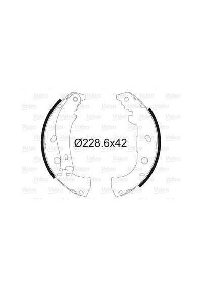 Fiat Marea 1996-2007 Arası 1.4 80 12v, 1.8 115 16v, 1.9 Td 75, 1.6 100 16v, 1.9 Td 100 Valeo Marka Pabuçlu Balata