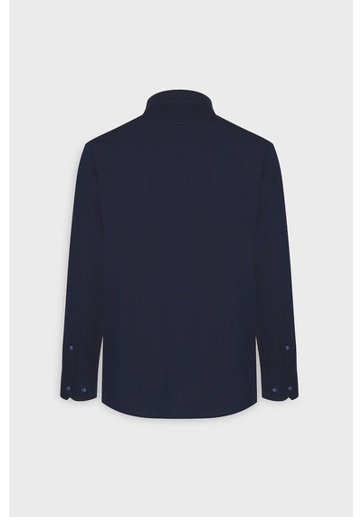 Erkek K.lacı Slim Fit Dar Kesim Düğmeli Yaka Pamuklu Oxford Gömlek Çok Renkli