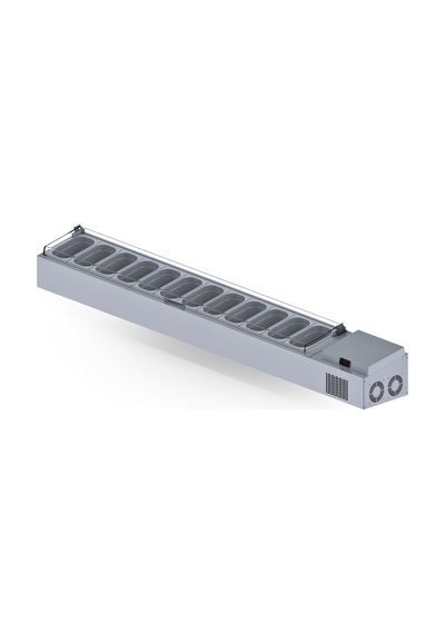 Iceinox Set Üstü Saladbar Pleksi Kapak Gn 1/4-150: 12 Adet