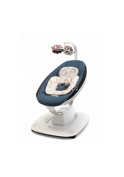 4moms Mamaroo 5.0 Elektrikli Ana Kucağı - Slate Blue + Yenidoğan Destek Pedi