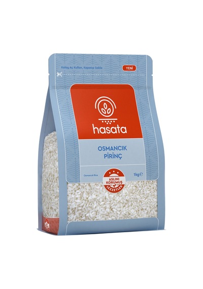 Hasata Osmancık Pirinç 1 Kg - 7 Adet Tarı