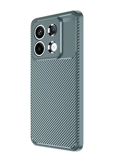 Newface Xiaomi Redmi Note 13 Pro 4g Kılıf Auto Focus Karbon Kapak - Gri