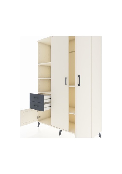Hyperion Dolap 5 Raflı 2 Çekmeceli Tek Askılı 132x44x195 Aytaşı-aytaşı/antrasit Aytası/antrasıt - Aytası Hyperion Dolap 5 Raflı 2 Çekmeceli Tek Askılı 132x44x195 Aytaşı-aytaşı/antrasit Aytası/antrasıt - Aytası