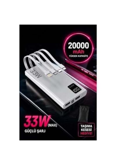 Sprange Sr-p29 20.000 Mah 33w Hızlı Şarj Powerbank