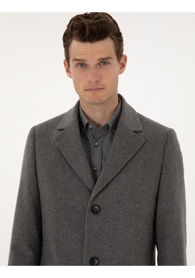 Pierre Cardin Erkek Gri Kaban 50317551-vr024 Gri