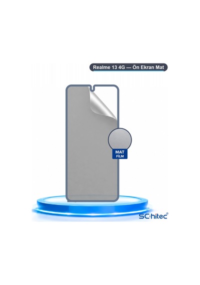 Schitec Realme 13 4g Uyumlu Ön Yüzey Mat Hidrojel Ekran Koruyucu 11039470