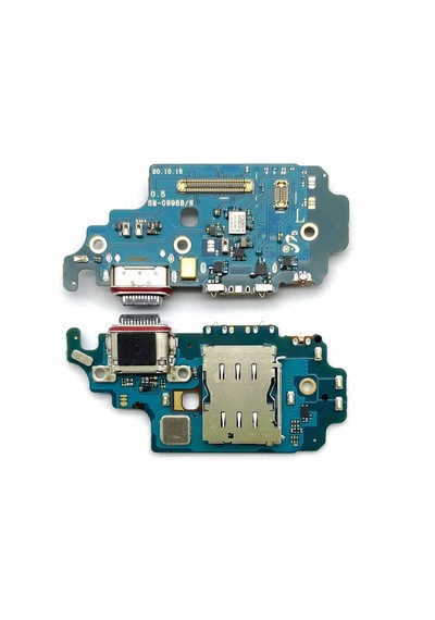 Samsung S21 Ultra Uyumlu Şarj Bordu Alt Bord Test Edilmiş + Tamir Seti B700 Yapıştırıcı
