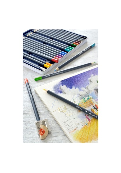 Faber-castell Faber Castell Goldfaber Kuru Boya Kalemi 24 Renk Teneke Kutu Karışık