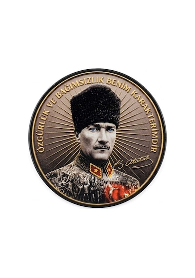 Özgürlük Ve Bağımsızlık Benim Karakterimdir Atatürk Cırtlı 3d Arma