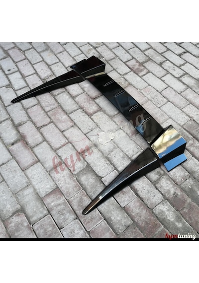 Honda Civic Fd6 Cam Üstü Spoiler 3 Parça Spoiler. Piano Black