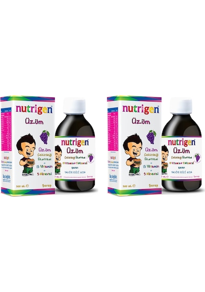 Nutrigen Üzüm Şurup 200 Ml 2 Adet