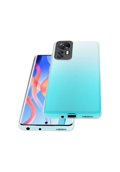 Xiaomi Mi 12 Kılıf Kamera Korumalı Şeffaf Kalın Üstün Koruma Silikon Pazarplus