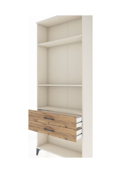 Arges Dolap 3 Raflı 2 Çekmeceli 88x30x221 Aytaşı-çam Aytaşı
