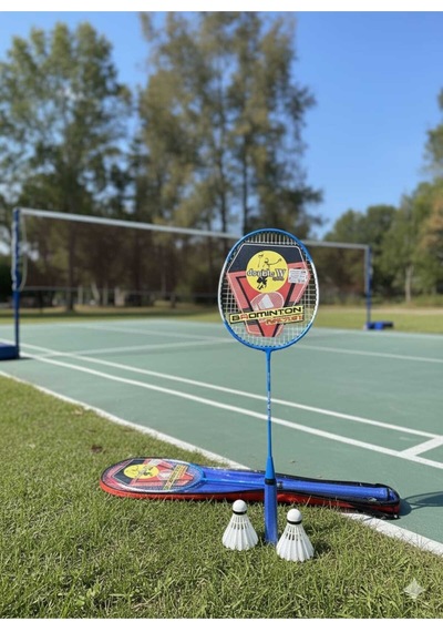 Profesyonel Kalite Çantalı Bedminton Seti 2 Raket 1 Top Badminton Seti Çok Renkli - 789612491