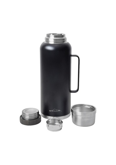 Campout Çift Katmanlı Siyah Termos 2600 ML