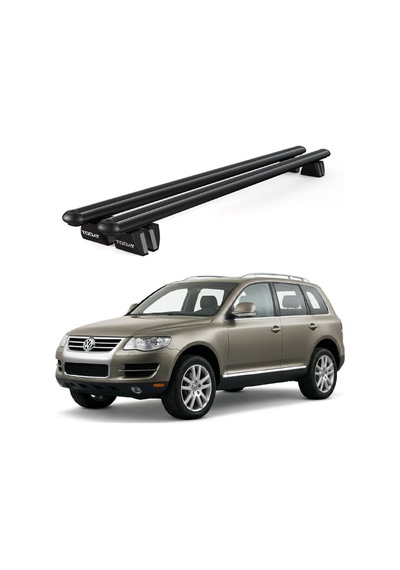 Pençe Volkswagen Touareg 2002-2010 Uyumlu Siyah Ara Atkı 109cm Port Bagaj Tavan Barı