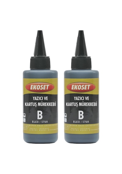 Ekoset Epson L386 Uyumlu Siyah Mürekkep 200 ML