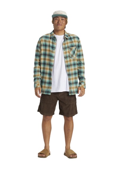 Quıksılver Quiksilver Surf Fatigue Cord Erkek Kahverengi Walkshort D04 Kahve