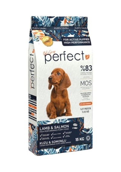 Perfect Premium Kuzu Etli Pirinçli Yavru Köpek Maması 15 KG