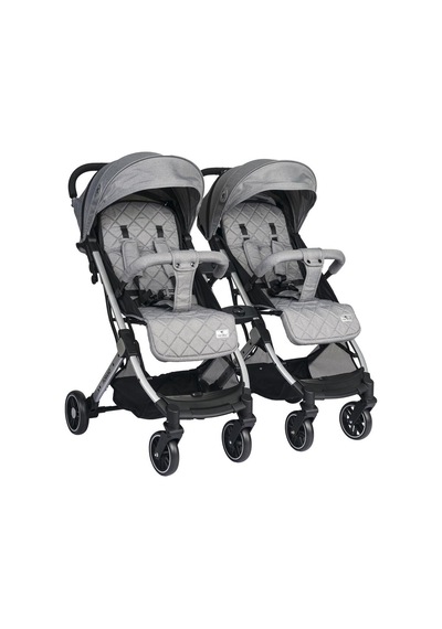 Lorelli Fiorano Kabin Set İkiz Bebek Arabası - Dolphin Grey