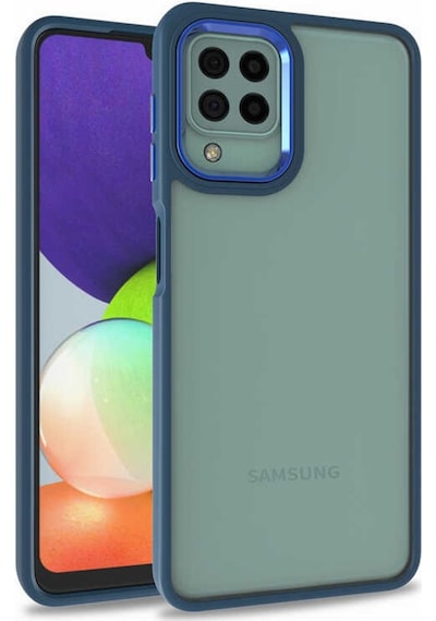 Galaxy A22 4G Kılıf Zore Flora Buton,Kenar Çevresi Renkli Kılıf