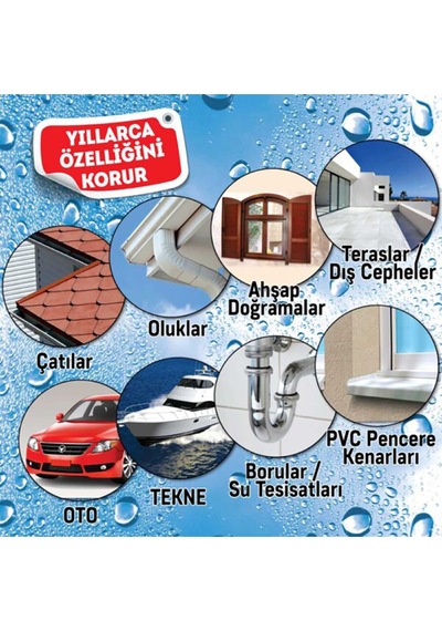 Vodaseal Leak Fix Kauçuk Izolasyon Spreyi 396 Gr Siyah