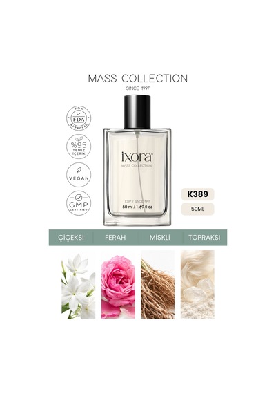 K389 Edp Kadın Parfüm 50 Ml Amber