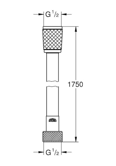 Grohe Relexaflex Duş Hortumu 175 Cm - 28410002 Gümüş