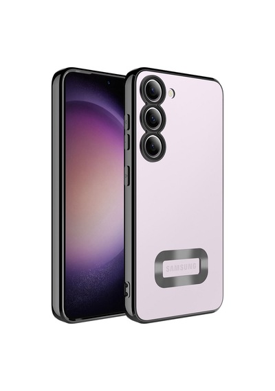 Galaxy S23 Kılıf Kamera Korumalı Logo Gösteren Zore Omega Kılıf