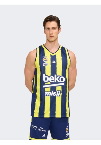 Fenerbahçe Basket Erkek Çubuklu Forma 25/26 Sarı-lacıvert