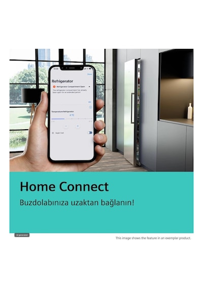 Siemens KG56NCWD0N IQ300 500 L Alttan Donduruculu Beyaz No frost Buzdolabı