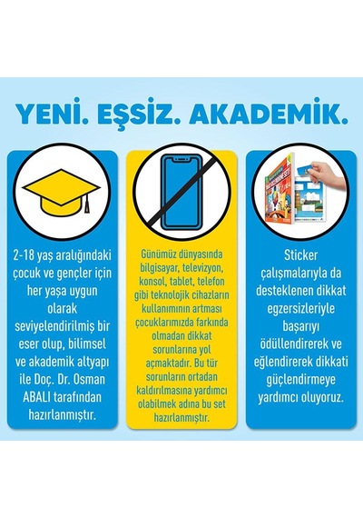 Dikkati Güçlendirme Seti 7 Yaş