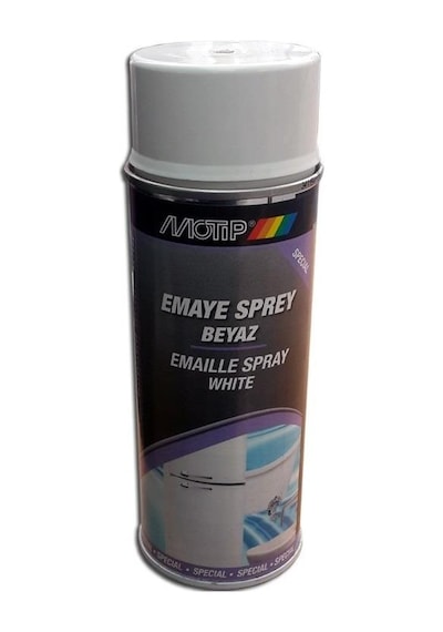 Motip Emaye Yüzey Sprey Boya Beyaz 400 Ml